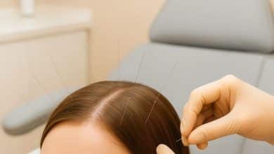 درمان ریزش مو با طب سوزنی