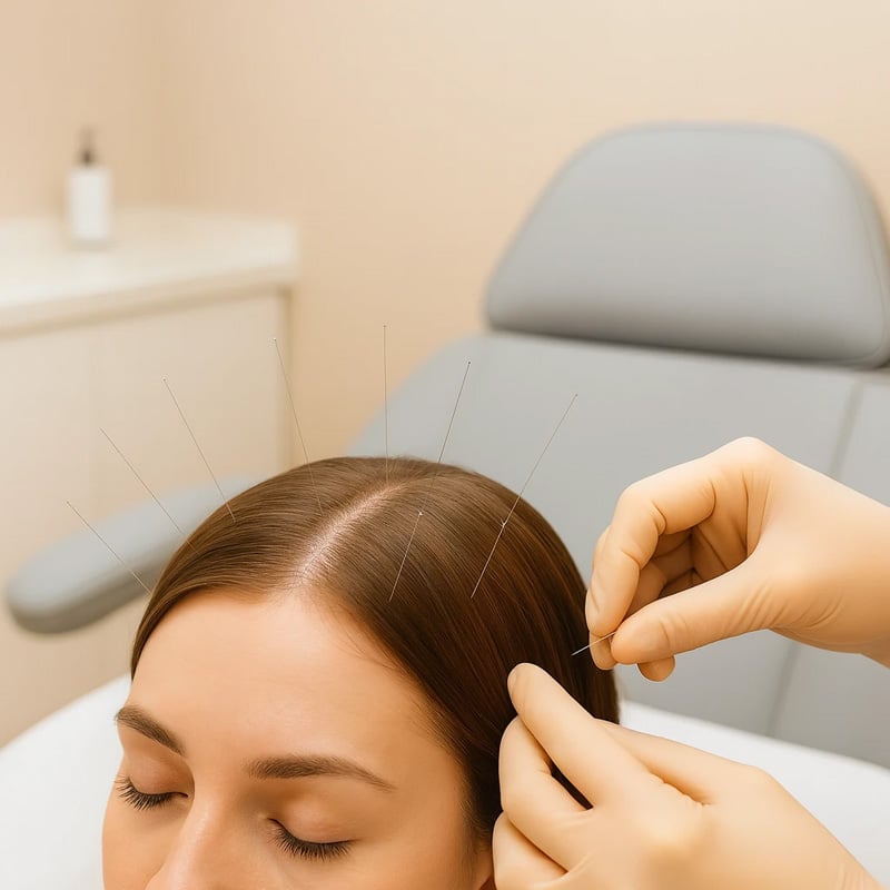 درمان ریزش مو با طب سوزنی